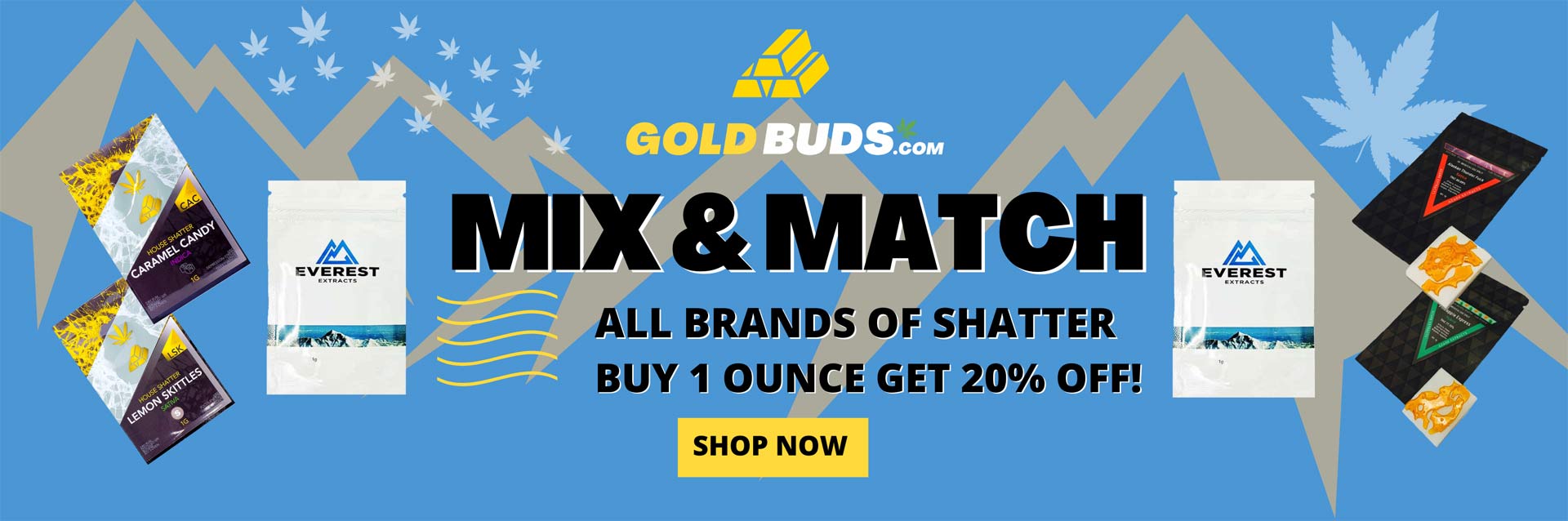 Goldbuds Mix and Match Shatter